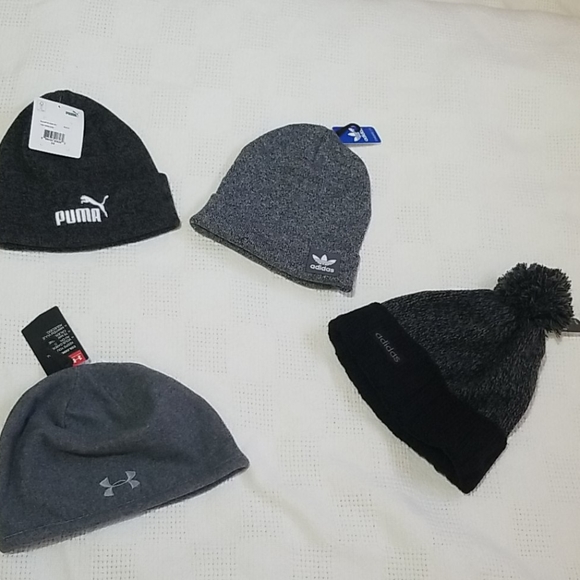 UNDER ARMOUR BLUE COLDGEAR INFRARED FLEECE BEANIE - Picture 9 of 9